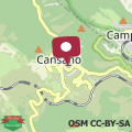 Mapa Villetta Relax Cansano Spa