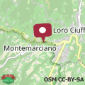Map Villino Blu 11 pax villa in Tuscany with pool