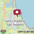 Map Villino del Porto