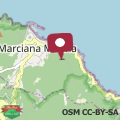 Mapa Villino I Sugheri