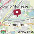 Map Vimodrone, modern accommodation near San Raffaele