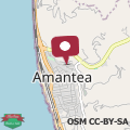 Map Vista Amantea