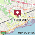 Mapa Vista mare a Sanremo