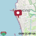 Mapa Vista mare Fiumicino