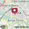 Map Vista sul Duomo di Pavia La Casa sui Tetti