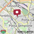 Mapa Vivimi Home - Mantegna, Comfort tra Parco Sempione, Arco della Pace e Metropolitana Gerusalemme