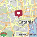Map welcoming house Catania
