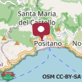 Map Well equipped apartment in Positano