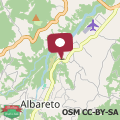 Mapa Wild Camping Albareto