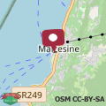 Mapa Wohnung in Malcesine mit Privatstrand