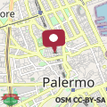 Mapa Ferienwohnung in Palermo mit möblierter Terrasse