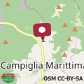 Mapa Wunderschöne Wohnung in Campiglia Marittima